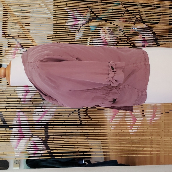 We The Free 100% Silk Short Sleeve Jacket Size 2 - Picture 5 of 12